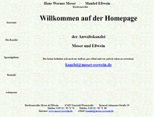 Tablet Screenshot of moser-esswein.de